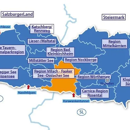 Wald - Im Skigebiet Gerlitzen & Ossiacher 公寓 *
