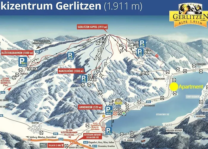 Wald - Im Skigebiet Gerlitzen & Ossiacher Bodensdorf
